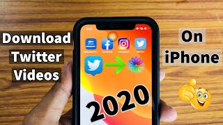 How To Download Twitter Videos On iPhone 5/5s/SE/6/6+/7/7+/X/XS/11/11 Pro ||On iOS Latest Video 2020 screenshot 1