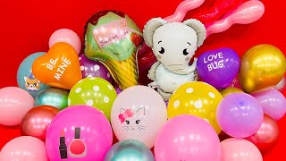 FUN POPPING LOTS OF BALLOONS #sounds #popping #subscribe #like #balloons #satisfying