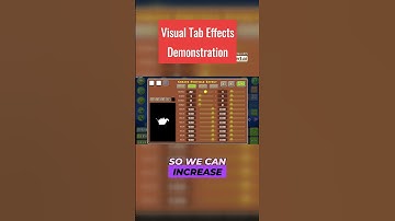 Visual Tab Effects Demonstration  #geometrydash #gaming #particleeffects #creating #gd #shorts