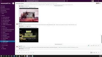 Slack Channel Overview
