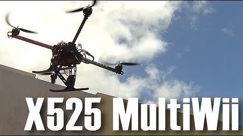 X525 MultiWii QuadCopter Overview - GoPro Hero3 Black Edition Footage