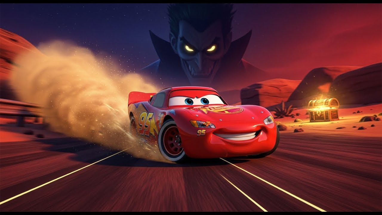 McQueen and Cream Cat | Showdown for the Ancient Treasure | Joker's Giant Sandstorm Trap!