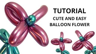 Easy Balloon Flower Diy Balloon Twisting Květina Z Balónků