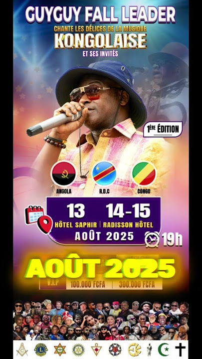 GUYGUY FALL LEADER CHANTE LES DÉLICES DE LA MUSIQUE KONGOLAISE ! 🇨🇬🇨🇩🇦🇴