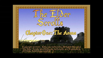 How to Install Elder Scrolls Arena with Dos Box.
