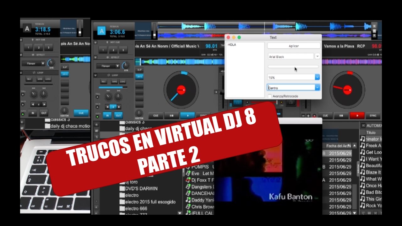 violinista Cada semana Cornualles Trucos en virtual DJ 8 Parte 2 - YouTube