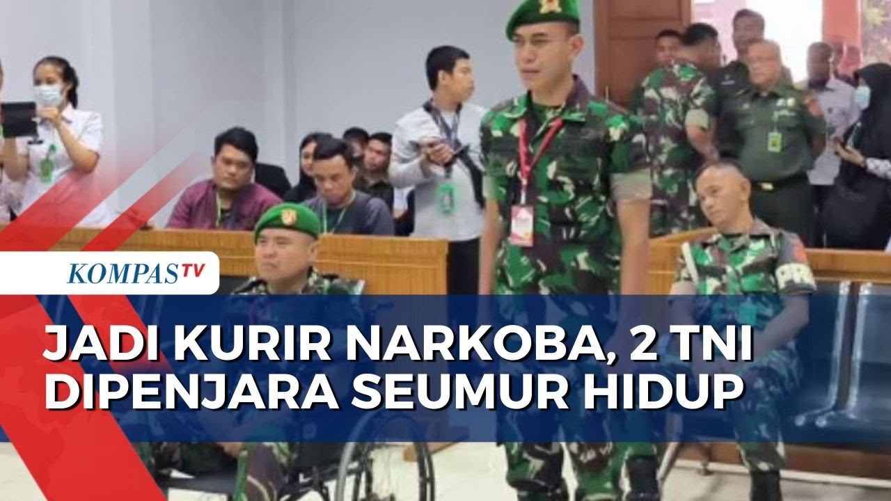 Jadi Kurir Sabu dan Pil Ekstasi, Dua TNI Sumut Lepas dari Hukuman Mati