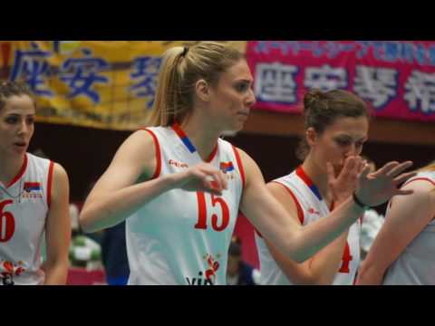 【女子バレー】セルビアB地区ピンコ立ち②