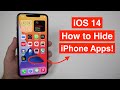 (iOS 14) How to Hide Any iPhone App!!