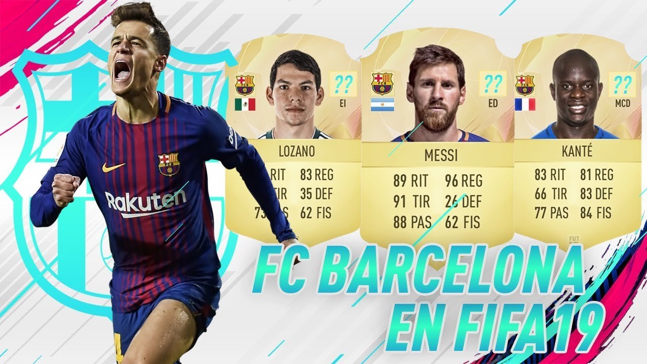 FIFA 19 I MEDIAS DEL BARCELONA en FIFA 19!!! - YouTube