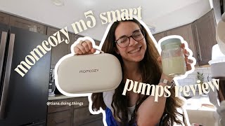 Momcozy M5 Smart Wearable Pumps - HONEST Review from an Exclusive Pumping Mom! 🍼