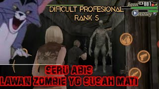 Resident Evil 4 Mobile Edition [cahpter 17 -18] lawan ZOMBIE yang susah MATI ||RANK S screenshot 5