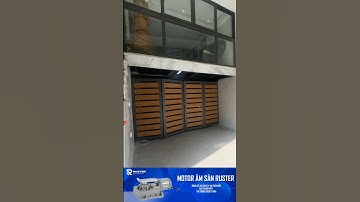 Cổng 4 cánh âm sàn cho nhà để xe tiện ích. #ruster #congtudong #smartphone