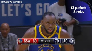 Charles Bassey preseason vs Clippers - 12 points, 8 rebounds, 1 assist - 10/4/26