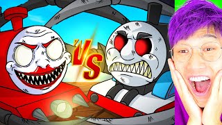 CHOO CHOO CHARLES vs THOMAS.EXE!? (CHOO CHOO CHARLES vs GARTEN OF BANBAN ANIMATIONS!)