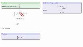 Operations With Exponents