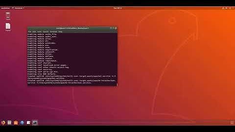 LINUX: Install lamp on Ubuntu 18.04