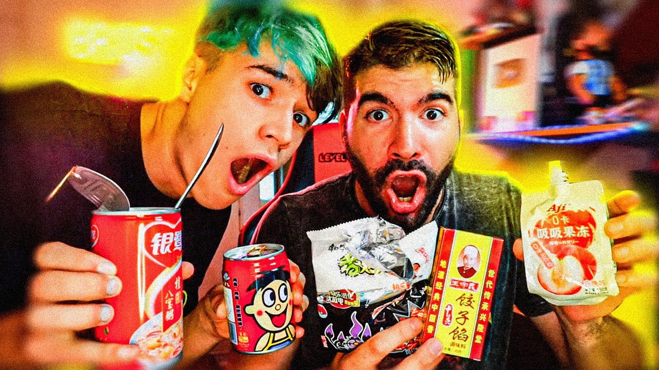 PROBANDO COMIDA ASIATICA con BENJA CALERO 👘🈶🍙