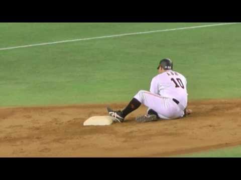 【巨人】阿部の低速スライディング「トドみたい…」2013