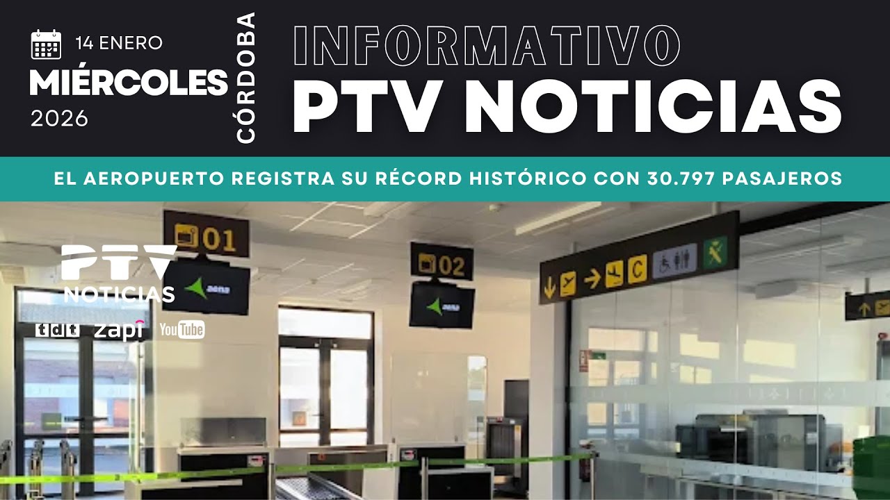 📺 PTV NOTICIAS CÓRDOBA HD | El aeropuerto registra su récord histórico con 30.797 pasajeros | 14 ene