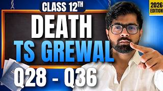 Death of a Partner TS Grewal Solutions Que no-28 -36 | Class 12 Accounts | Chapter-6 | 2026