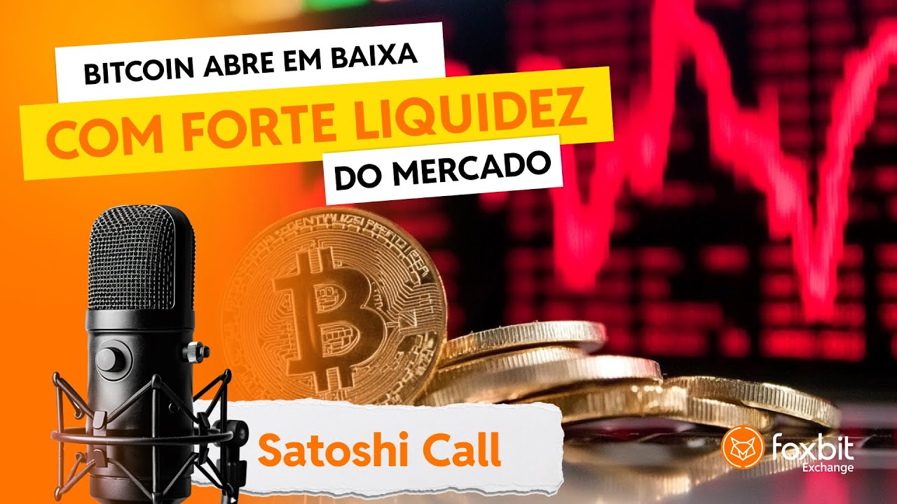 Bitcoin abre em baixa com forte liquidez do mercado
