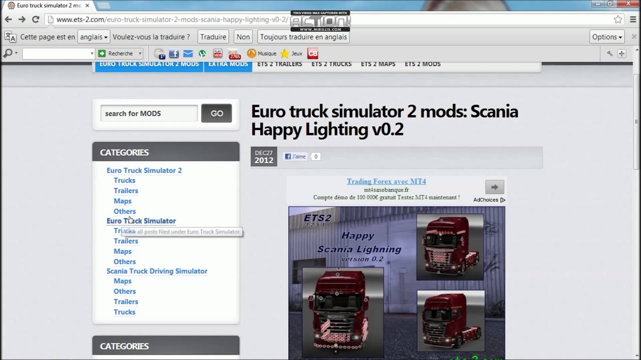 [TUTORIAL] Comment mettre un mod sur Euro Truck Simulator 2 - YouTube