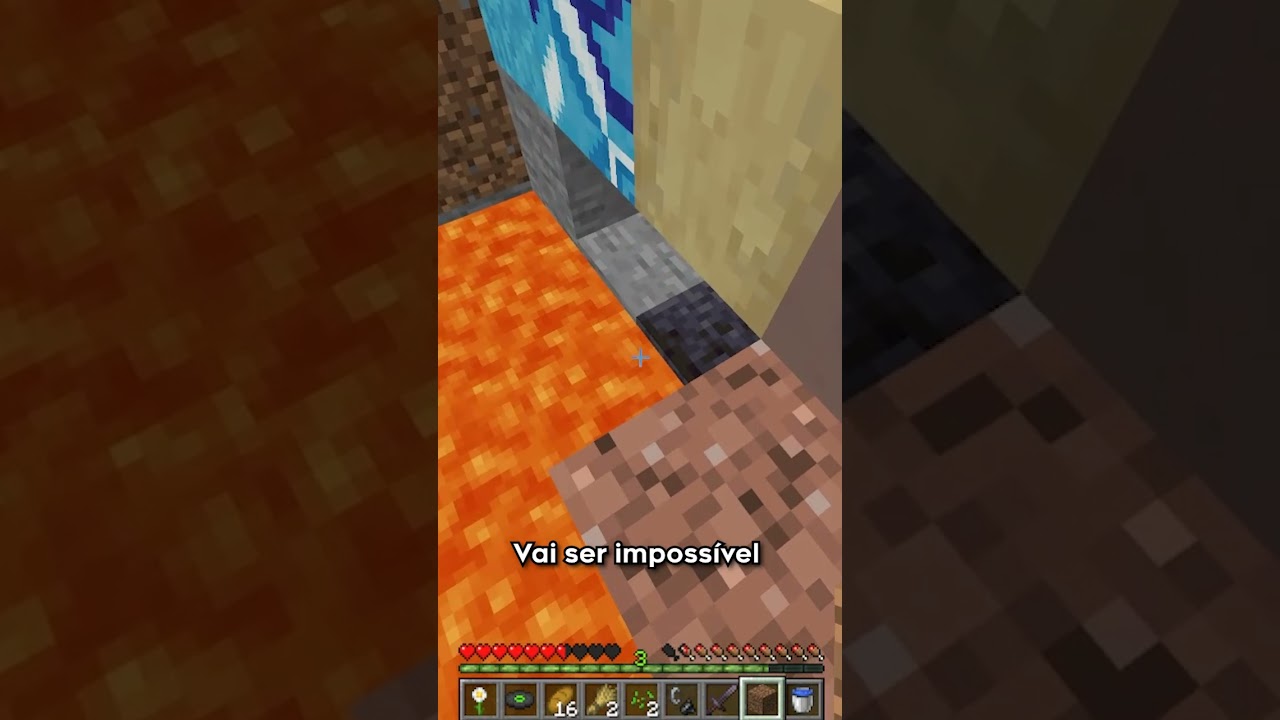 Minecraft, mas tudo que eu olho muda