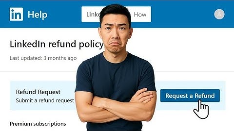 How to request a refund for a LinkedIn Premium Subscription
