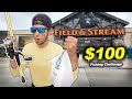 $100 Field & Stream Fishing Challenge!! (Surprising!)