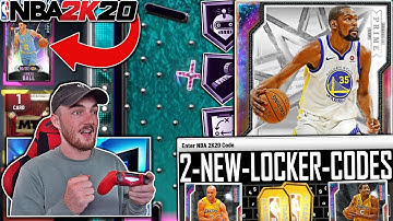 2 *INSANE* NEW LOCKER CODES 2K20 + HIDDEN GALAXY OPAL KEVIN DURANT GAMEPLAY! (NBA 2K20 MYTEAM)