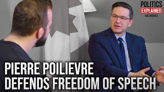 Pierre Poilievres Riveting Defence of Free Speech