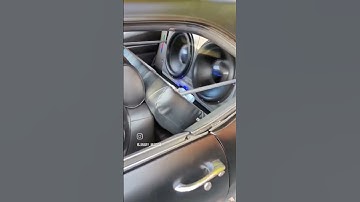 Just 2 18s in an all aluminum subwoofer box in 1969Camaro #bass @AutotopiaLA @soundman_caraudio