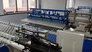 GST single wire fully automatic chain link wire mesh fence making machine professional manufacturer