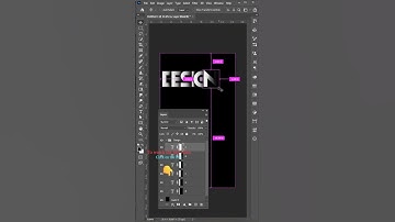 Text reflection and light effect  in photoshop