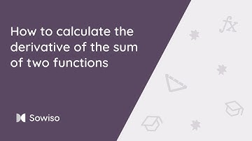 How to calculate the derivative of the sum of two functions