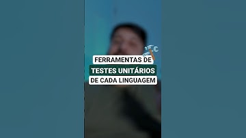 Essas são as ferramentas utilizadas para fazer TESTE unitário #qa #shorts #testedesoftware #python