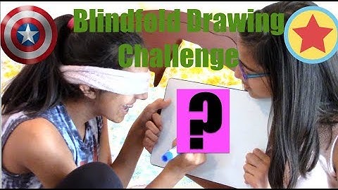 Blindfold Drawing Challenge #1