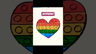 Easy Heart Shape Popup Drawing | DIY Pop-Up Card Art for Kids