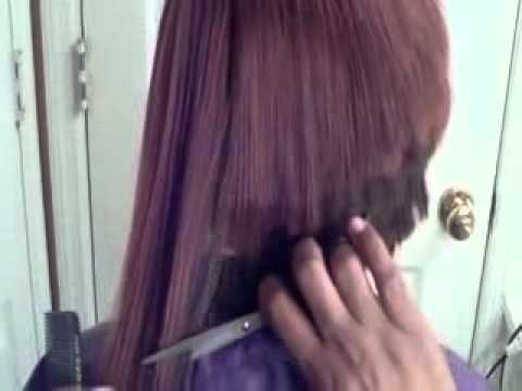 41 3 Minute Elevated Bob Hair Cut Youtube