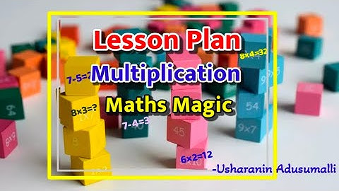 Multiplication ,Maths Magic ,Semester-2 ,Lesson Plan /AP New Syllabus /SCERT Model /3rd Class ,Maths