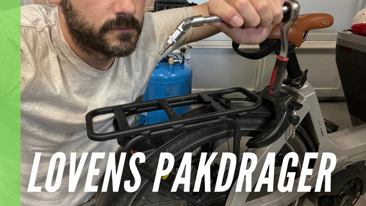 Zelf je Lovens Explorer bagage drager installeren