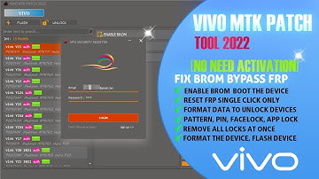 VIVO MediaTek Patch V1.4 Crack 2022 🔥🔥 Auth Bypass | Remove MiCloud | Samsung FRP | Factory Reset