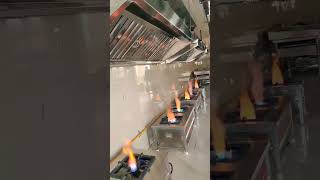 Commercial Kitchen Setup Commercial Exhaust Chimney Ss Hood Ss Gas Burner