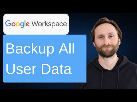 How to Backup All User Data in Google Workspaces [Full Guide 2026]