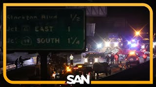 Video shows moments before helicopter slams into California highway