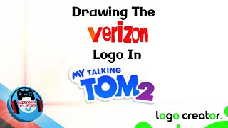 Drawing The Verizon Logo In My Talking Tom 2 | Logo Creator Series