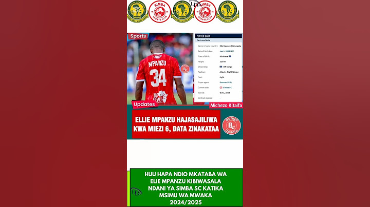 ELIE MPANZU NI MALI YA SIMBA SC #yangascmedia #simbasc #simbasctanzania #nbcpremierleague