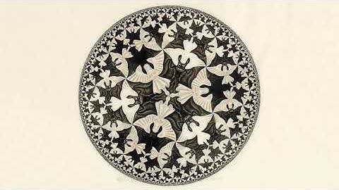 MC Escher - Circle Limit IV (1960, Angels-Demons-Infinity)