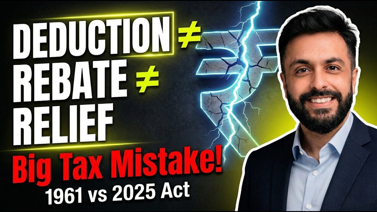 Income Tax Act 1961 vs 2025 | All Deductions, 80C–80U, Rebate & DTAA| CA Devesh Thakur